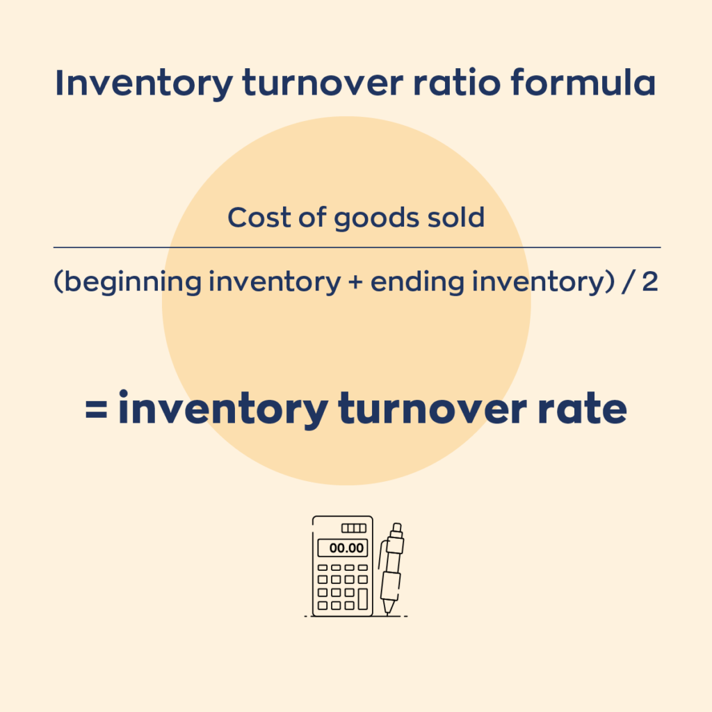 inventory turn is calculated by