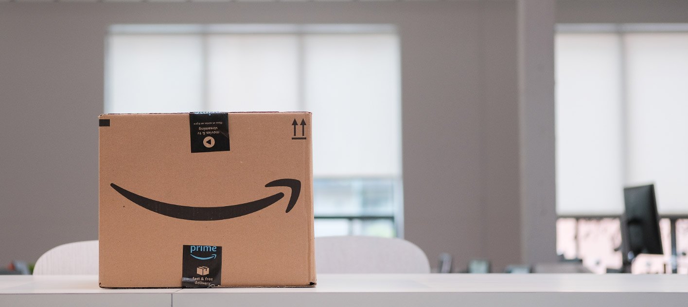 Picture of an Amazon box
