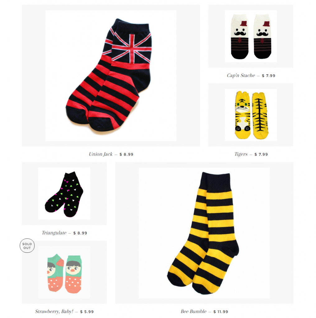 Equally useful and colorful socks from Snow Weasel