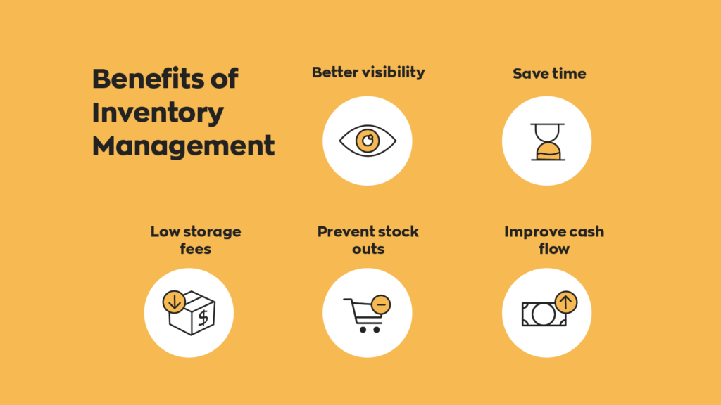 Types of stock and inventory in a warehouse